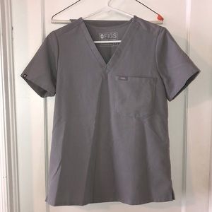 Matching Cement scrub top and bottoms.